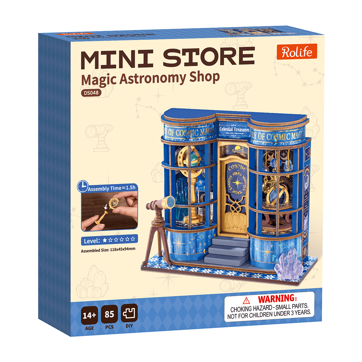 Rolife Magic Astronomy Shop DIY Miniature House DS048