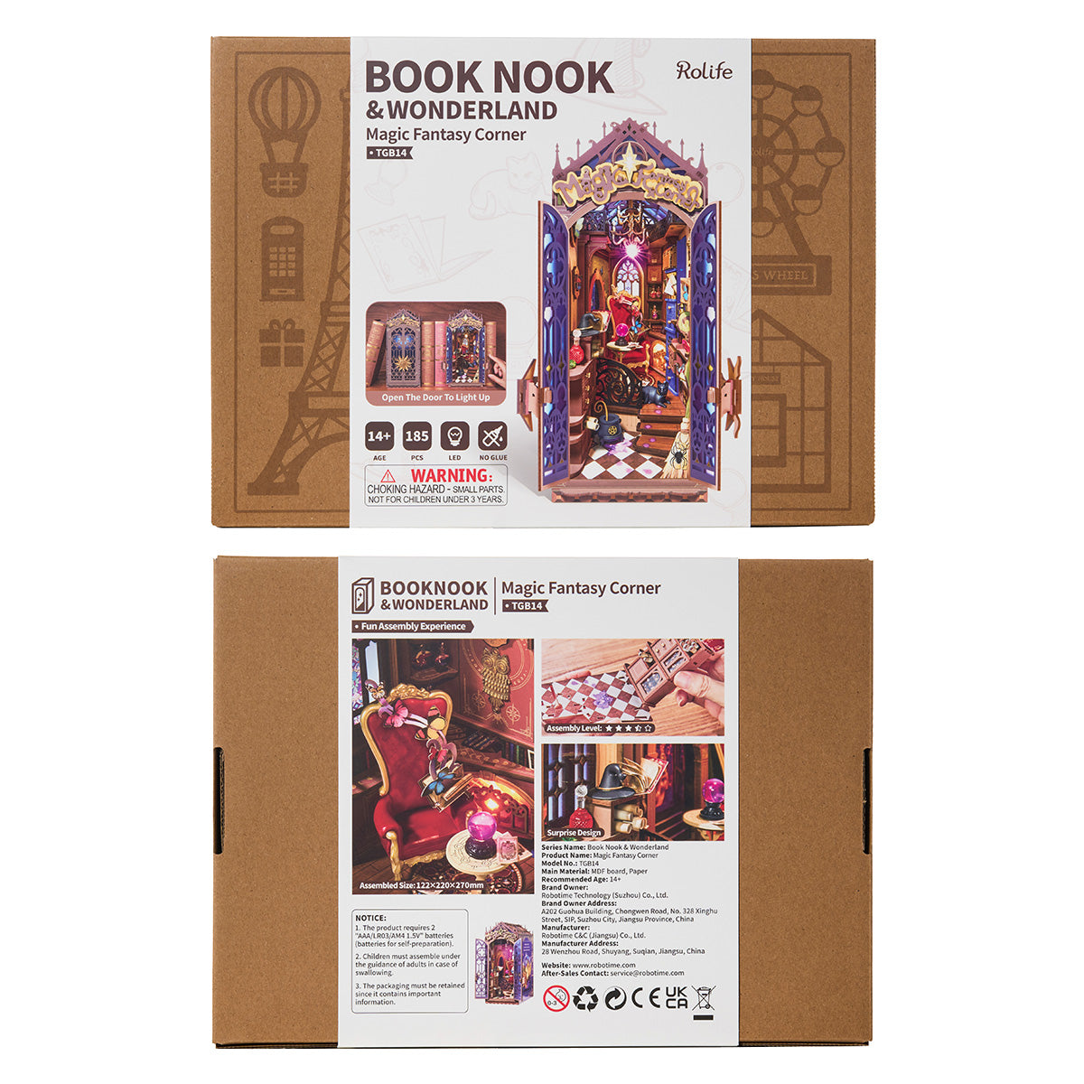 Rolife Magic Fantasy Corner DIY Book Nook Kit TGB14