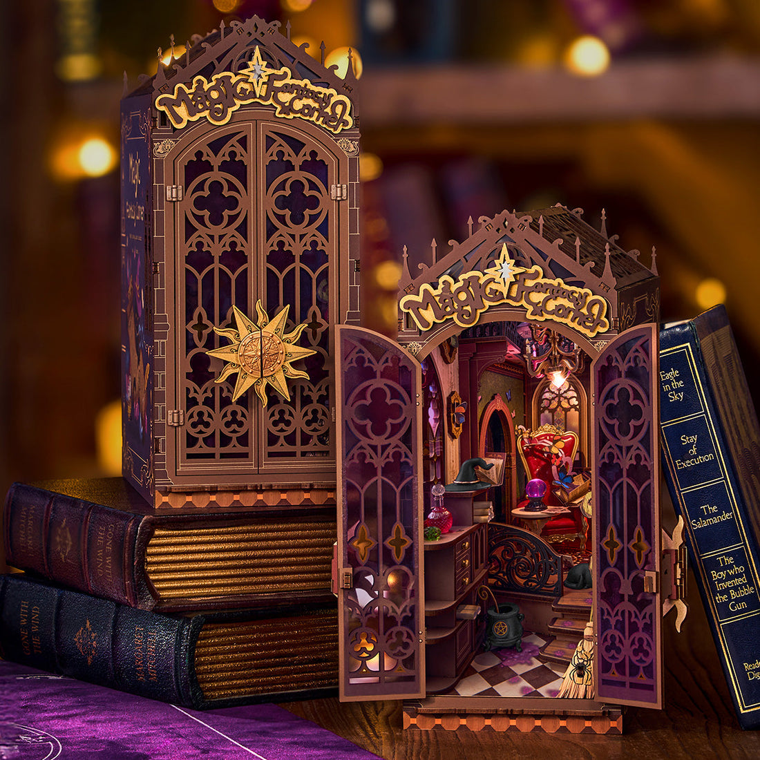 Rolife Magic Fantasy Corner DIY Book Nook Kit TGB14