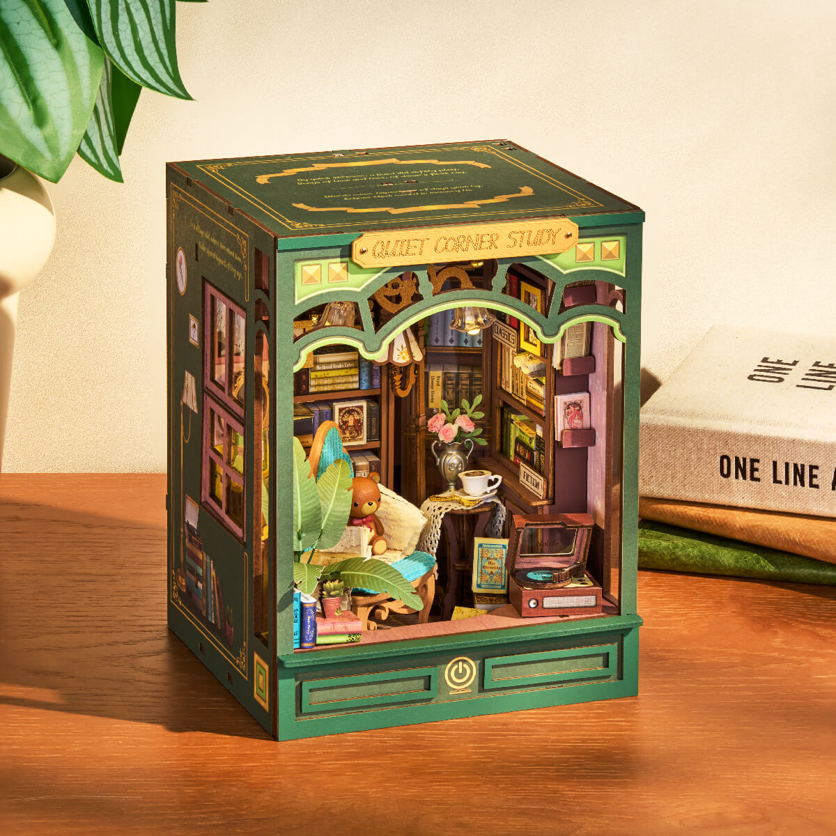 Rolife Quiet Corner Study DIY Book Nook TGE03