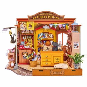 Rolife Fluffy Friends Store DIY Miniature House DG185