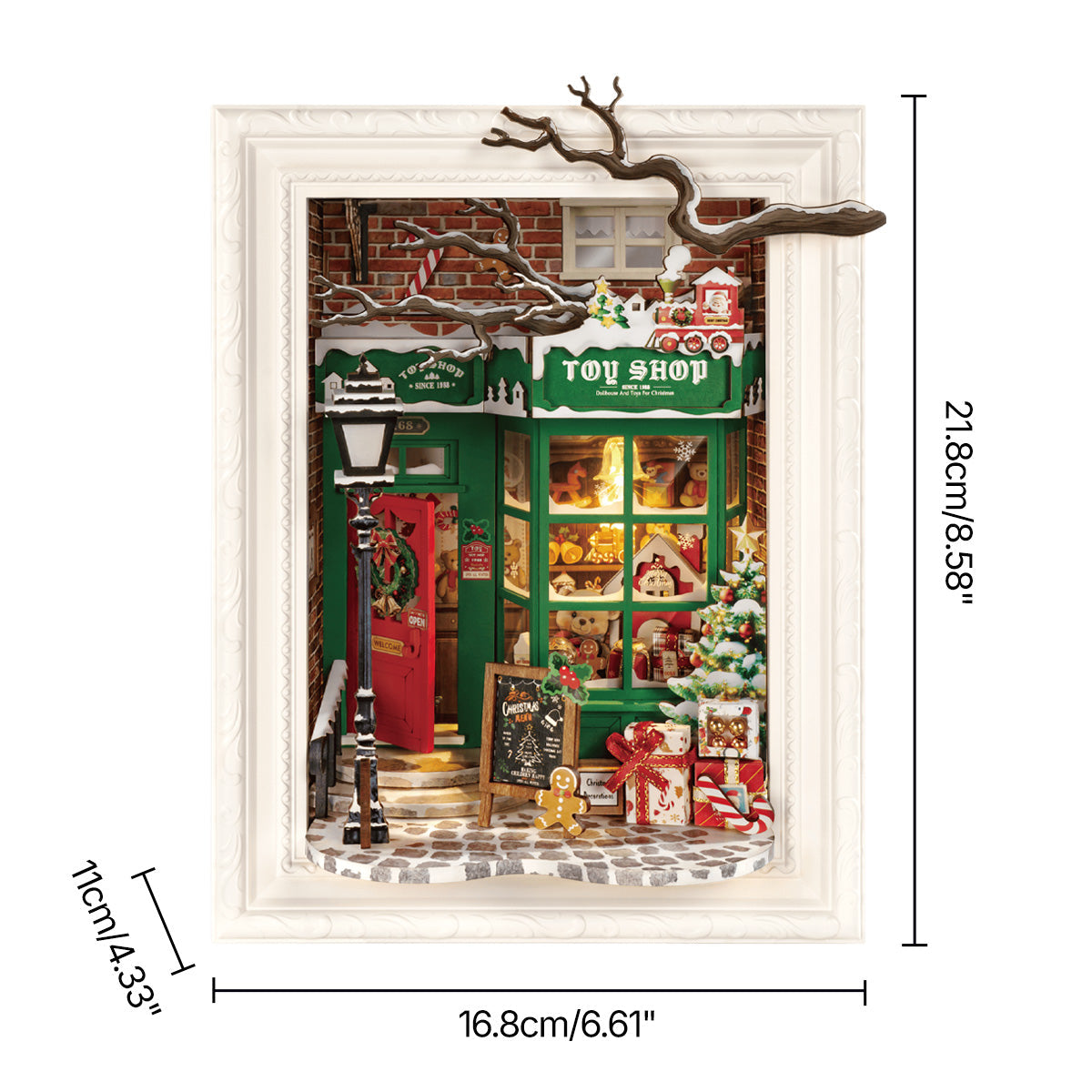 Rolife Santa's Toy Shop 3D Wooden Puzzle DP006