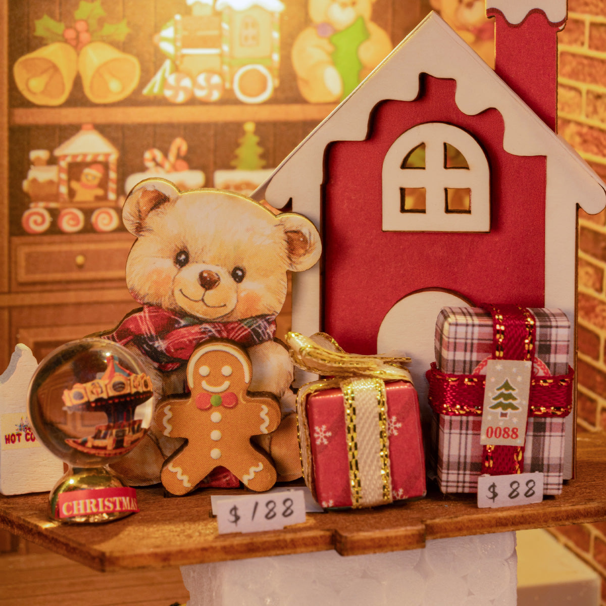 Rolife Santa's Toy Shop 3D Wooden Puzzle DP006