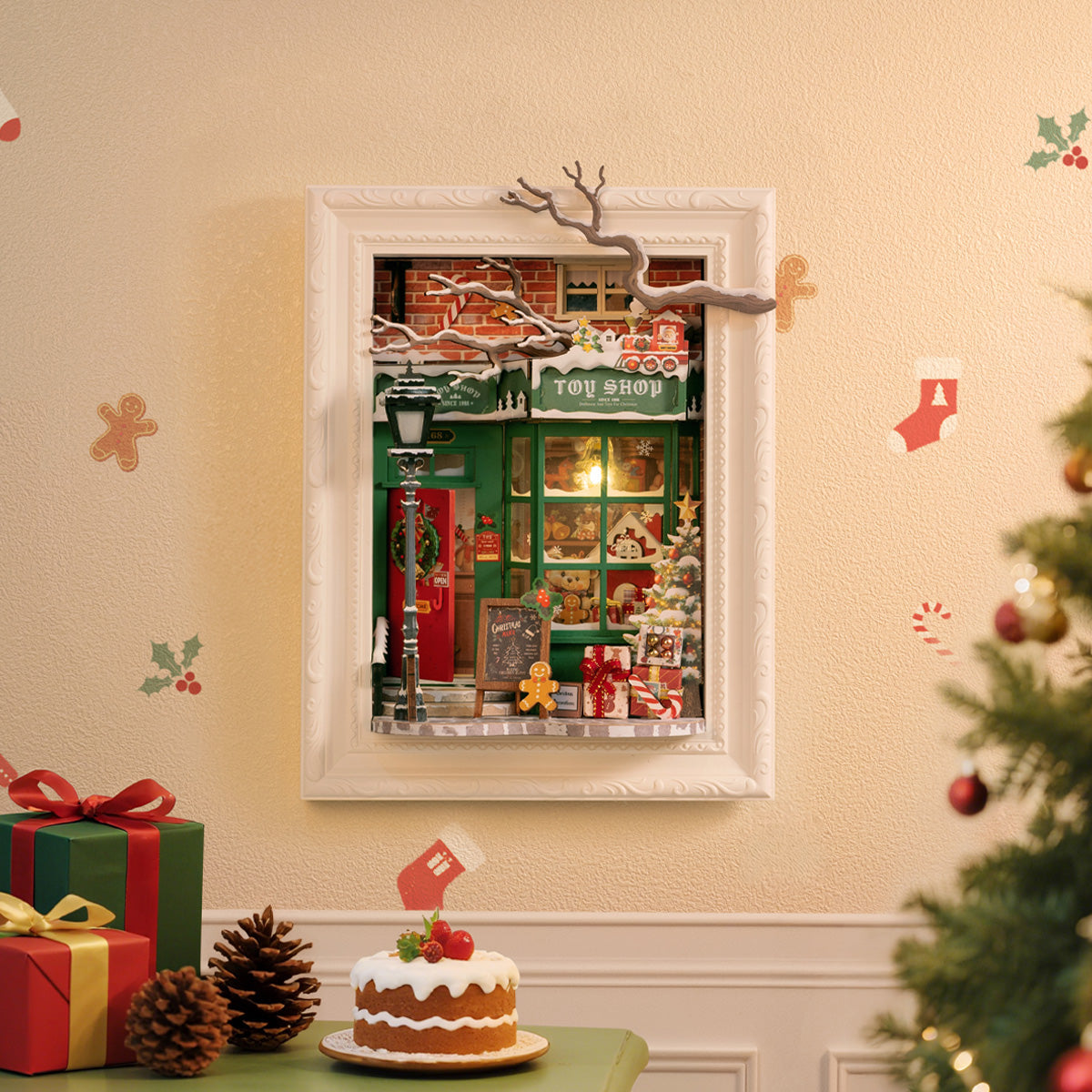 Rolife Santa's Toy Shop 3D Wooden Puzzle DP006