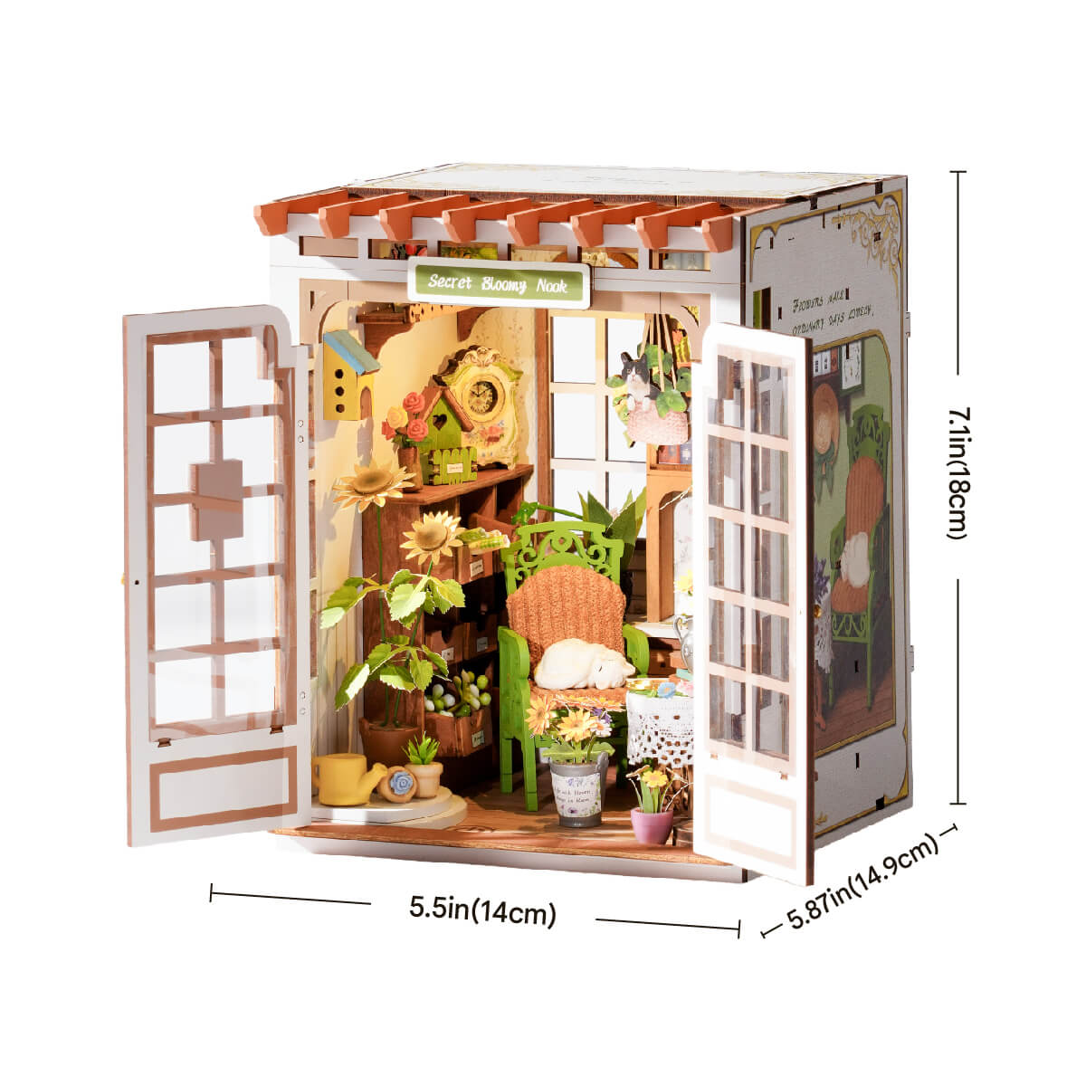 Rolife Secret Bloomy Nook DIY Book Nook TGE04