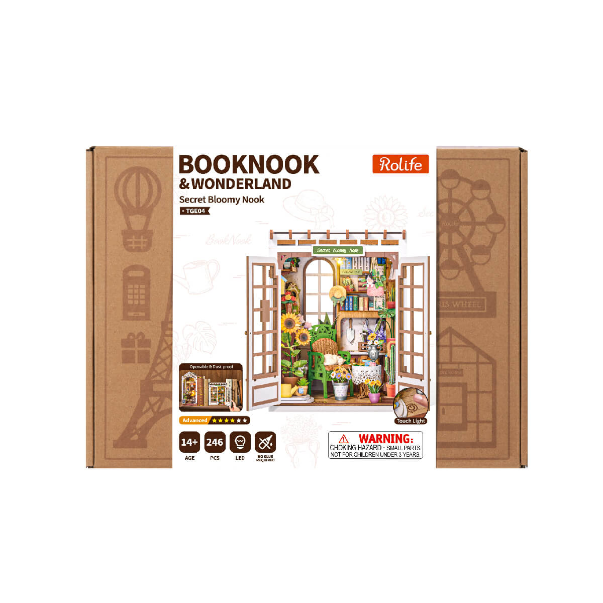 Rolife Secret Bloomy Nook DIY Book Nook TGE04