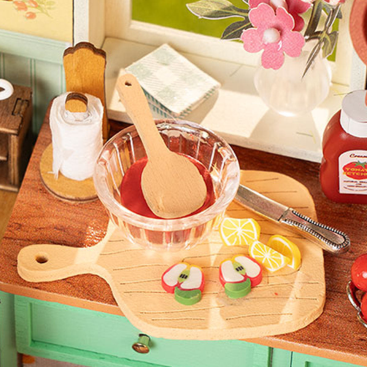 Rolife Sunlit Farmhouse Kitchen DIY Miniature House DH101