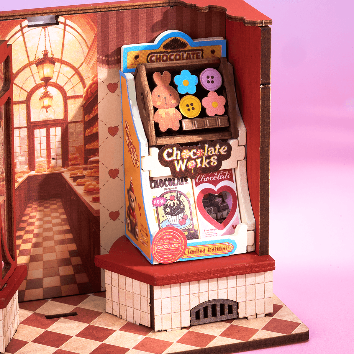 Rolife Sweet Chocolate Shop DIY Miniature House DS046