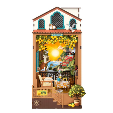 Rolife Sunset Isle DIY Book Nook TGB18