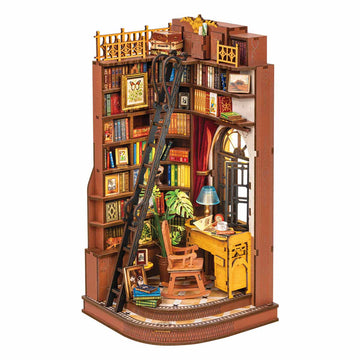 Rolife Silent Corner Study DIY Book Nook TGE02
