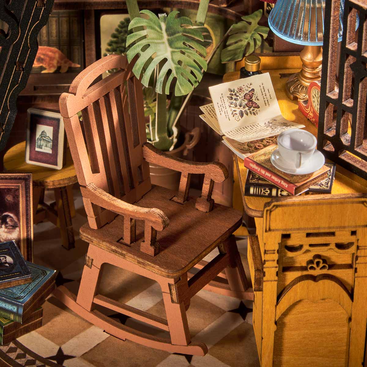 Rolife Silent Corner Study DIY Book Nook TGE02