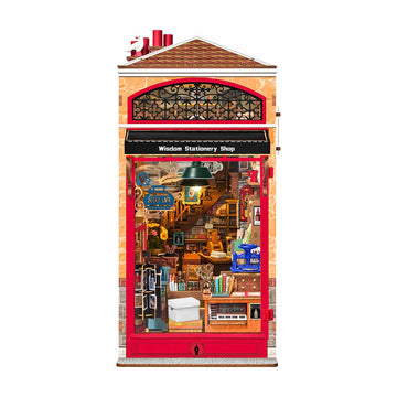 Rolife Wisdom Stationery Shop DIY Book Nook TGB19