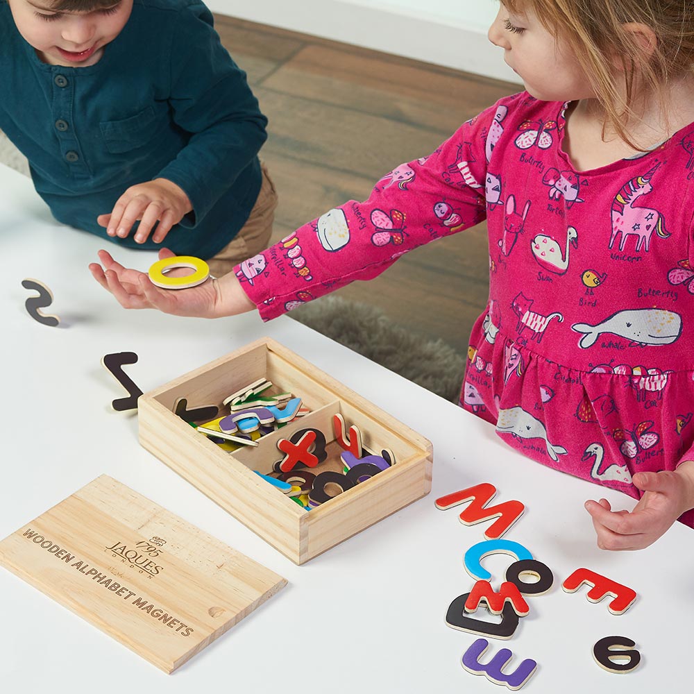 Wooden Alphabet Set - Magnetic Letters