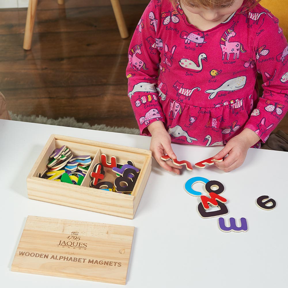 Wooden Alphabet Set - Magnetic Letters