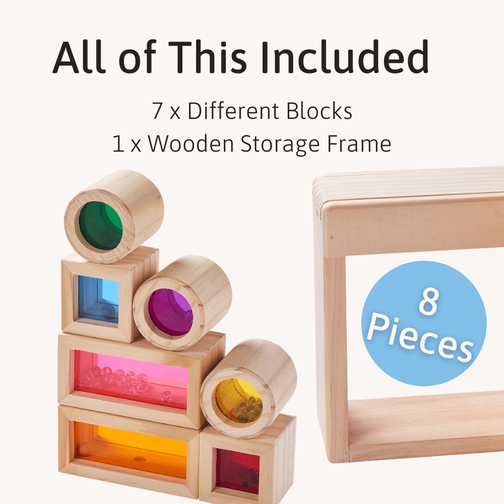 Wooden Baby Blocks - Sensory Toy