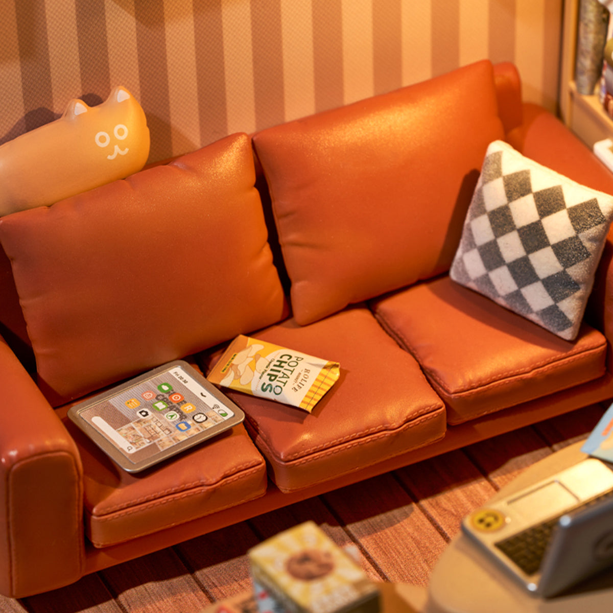 Rolife Cozy Living Lounge Super Creator Miniature House DW007