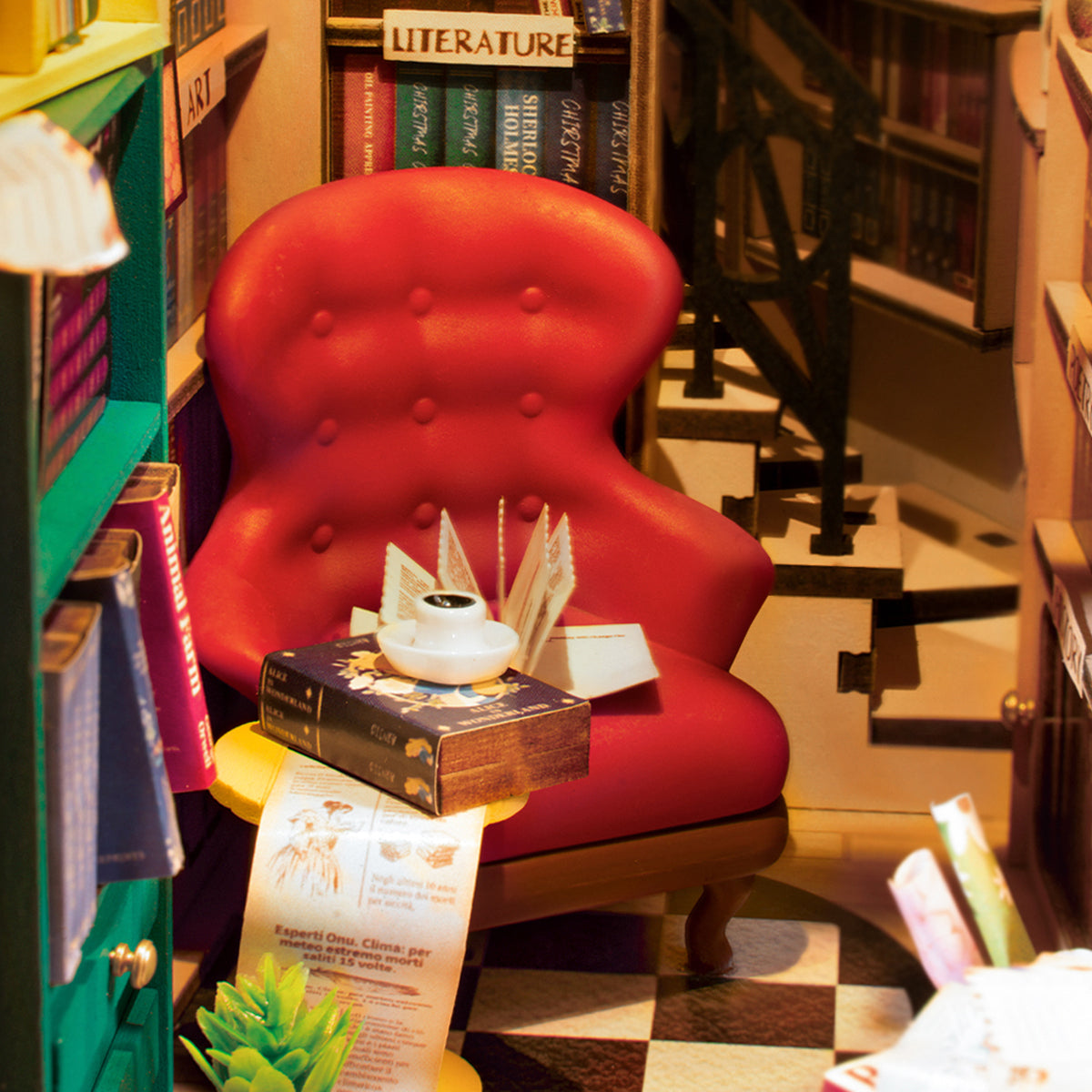 Rolife Bookstore DIY Book Nook Kit TGB07