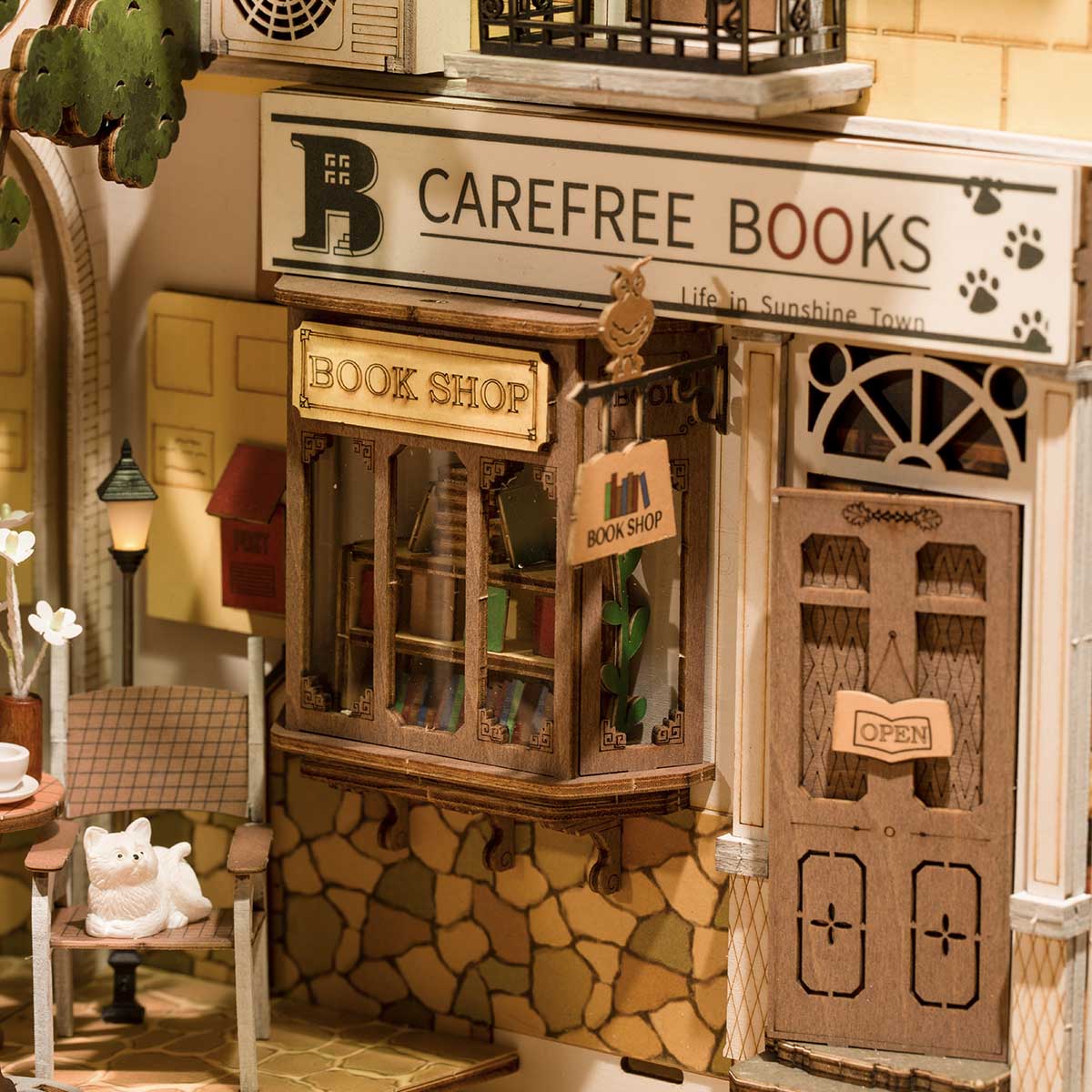 Rolife Sunshine Town Book Nook Kit TGB02