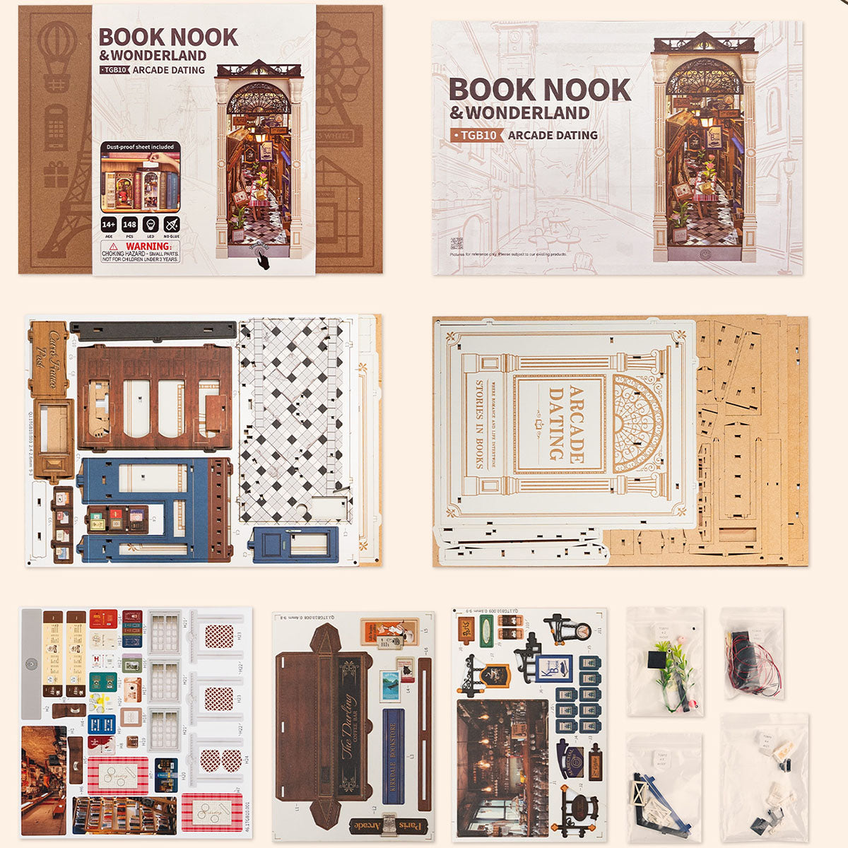 Rolife Arcade Dating DIY Book Nook Kit TGB10