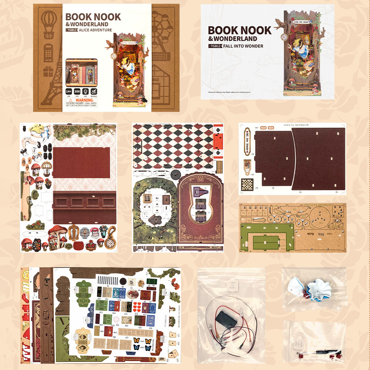 Rolife Fall into Wonder DIY Book Nook TGB12