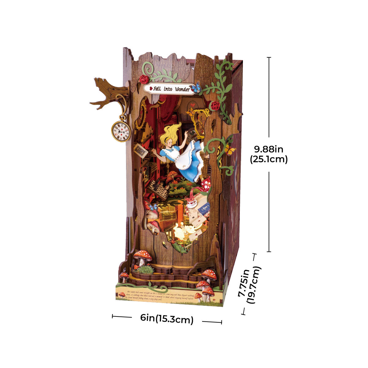 Rolife Fall into Wonder DIY Book Nook TGB12