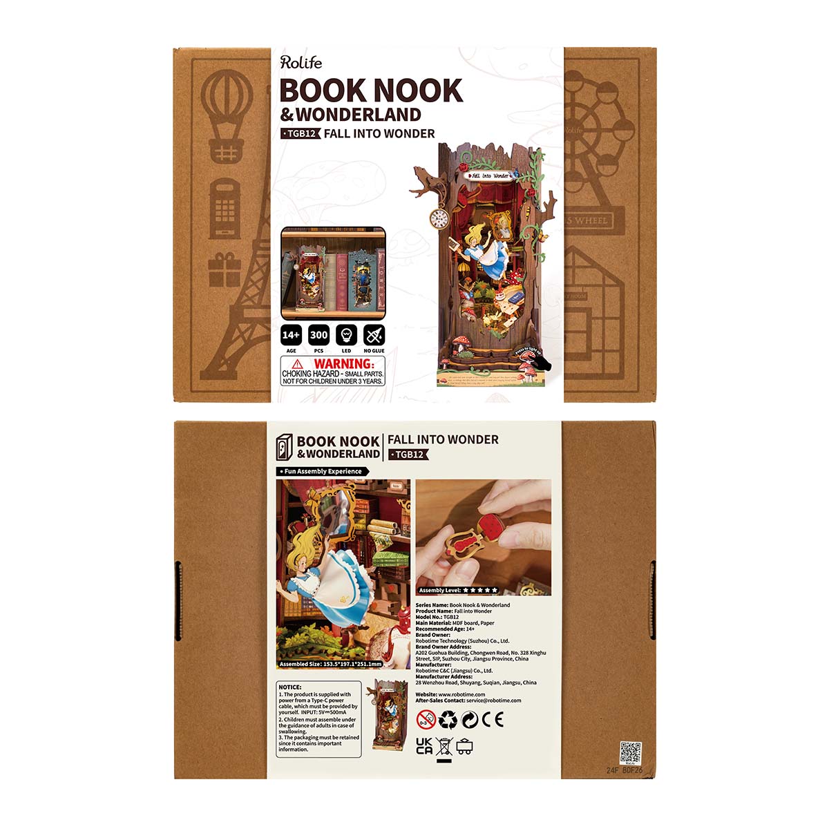 Rolife Fall into Wonder DIY Book Nook TGB12