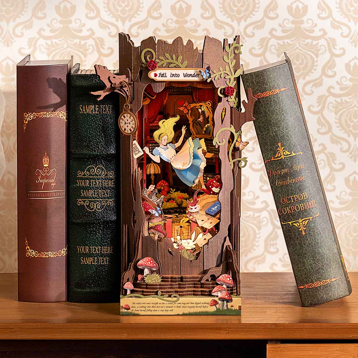 Rolife Fall into Wonder DIY Book Nook TGB12