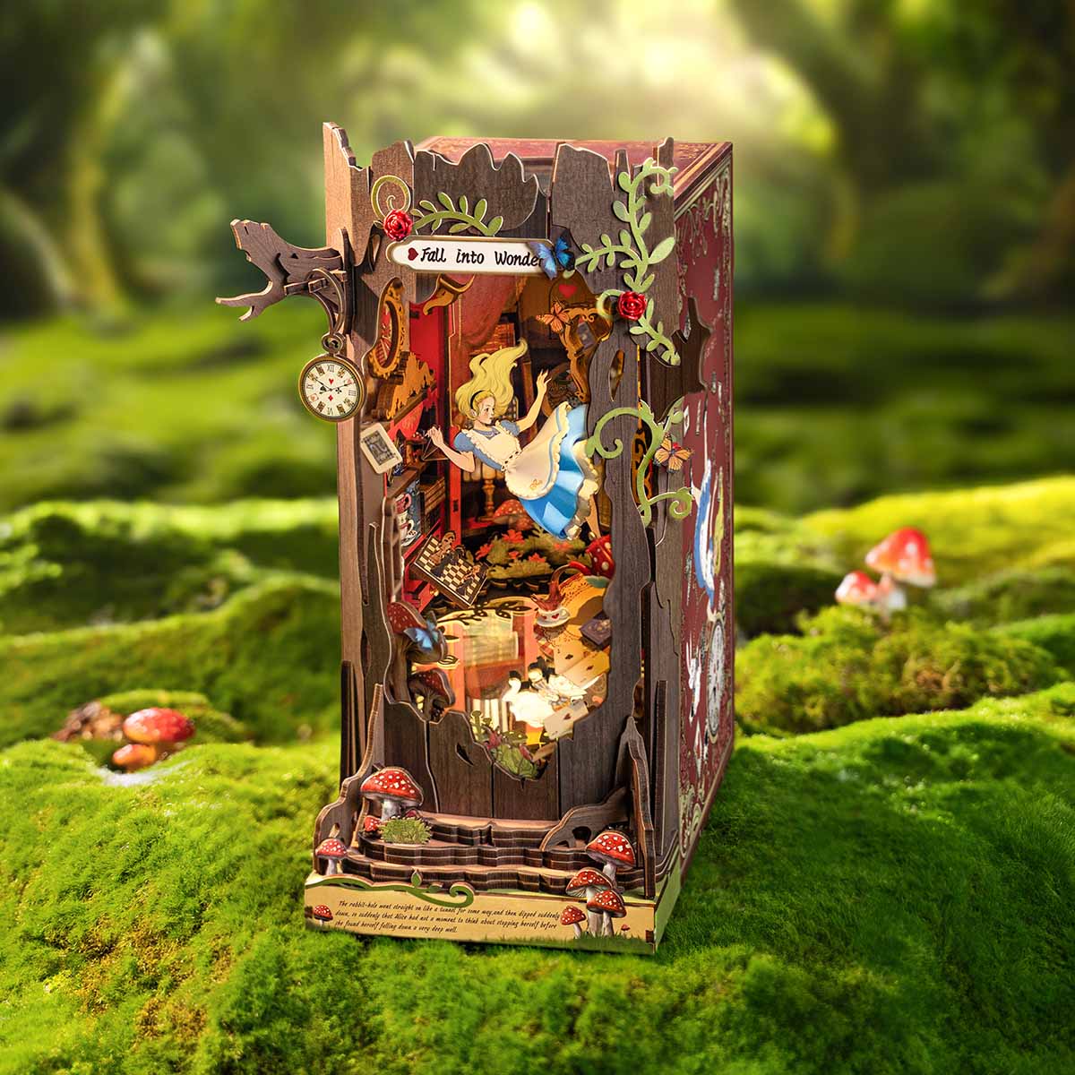 Rolife Fall into Wonder DIY Book Nook TGB12