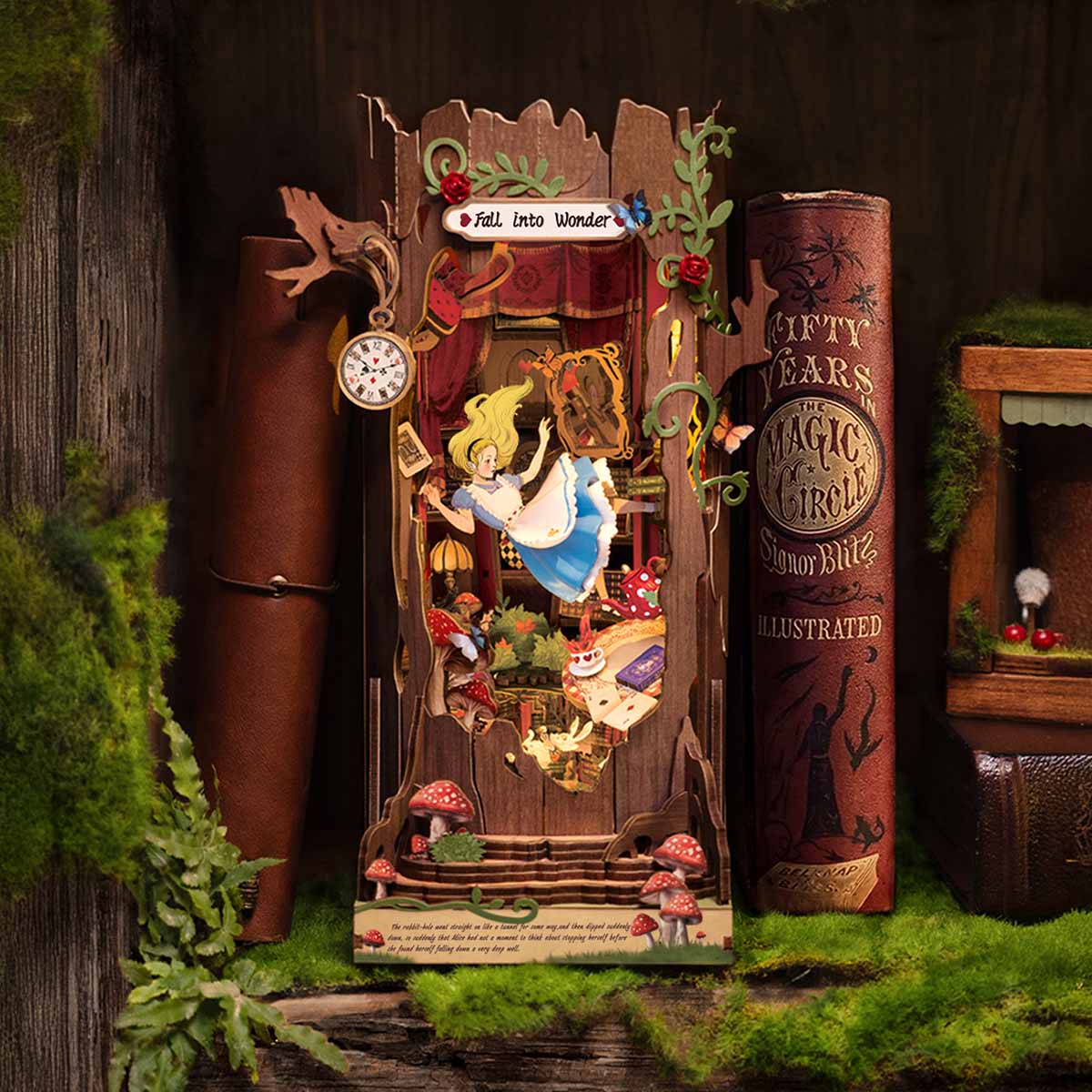 Rolife Fall into Wonder DIY Book Nook TGB12