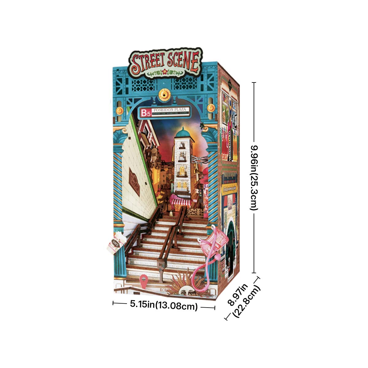 Rolife Street Scene DIY Book Nook TGB13