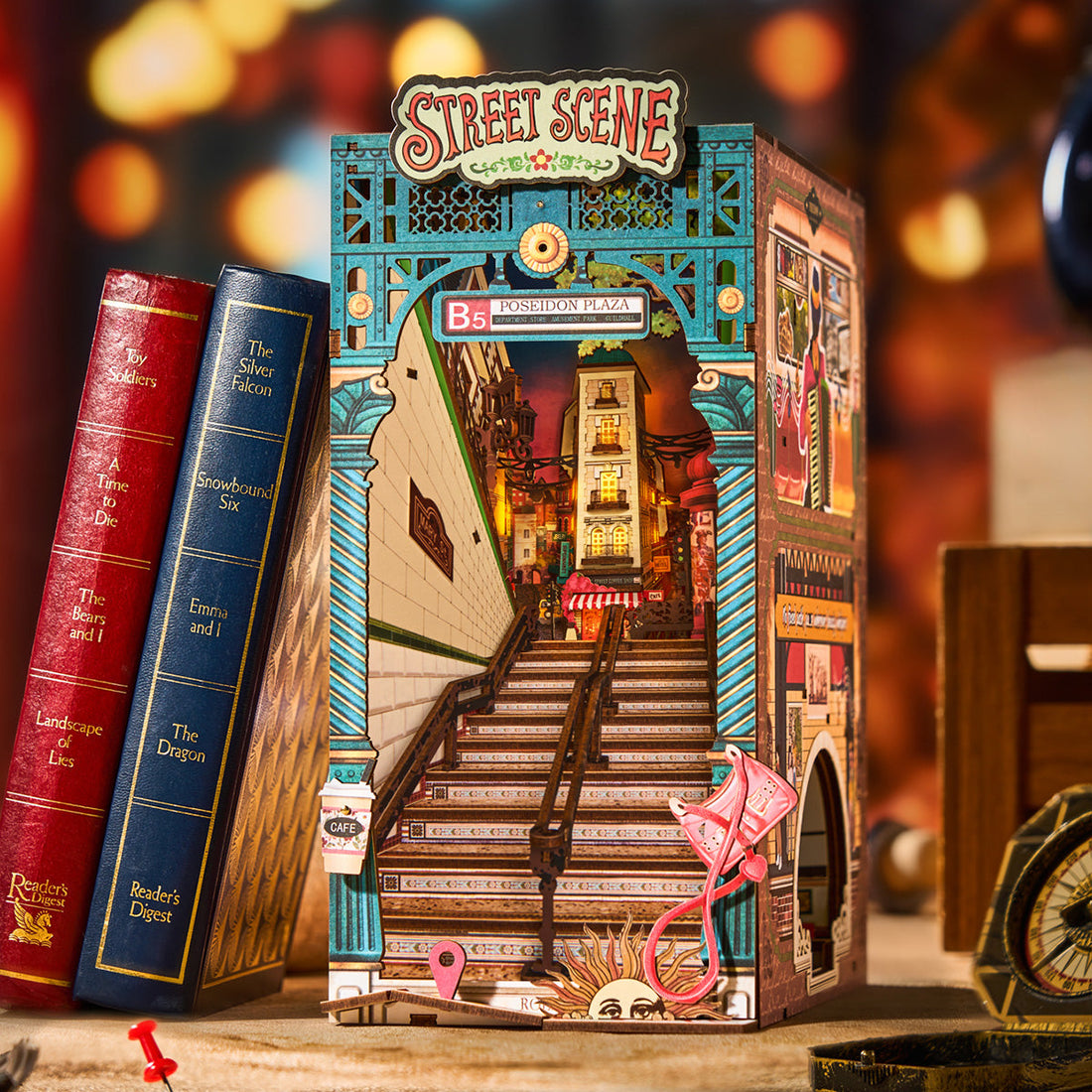 Rolife Street Scene DIY Book Nook TGB13