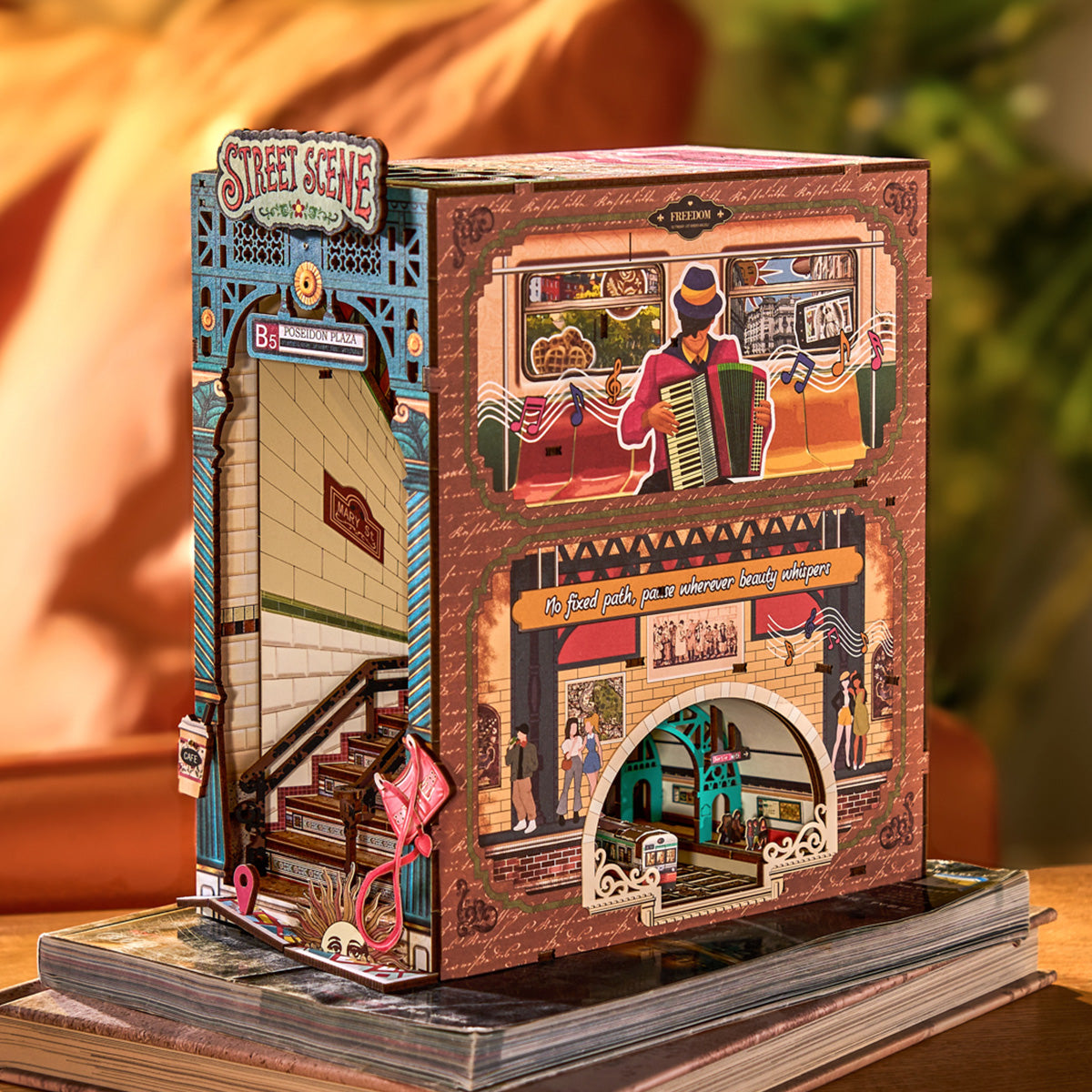 Rolife Street Scene DIY Book Nook TGB13
