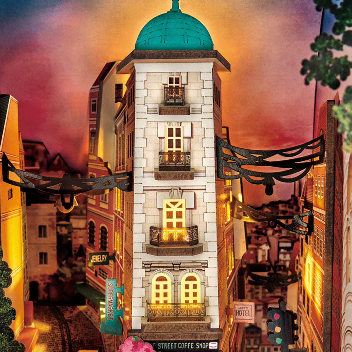 Rolife Street Scene DIY Book Nook TGB13
